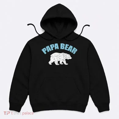 Papa Bear Bear Papa Tee Hoodie