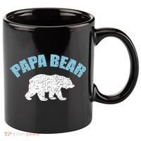 Papa Bear Bear Papa Tee 11oz C Handle Ceramic Mug thumb 0
