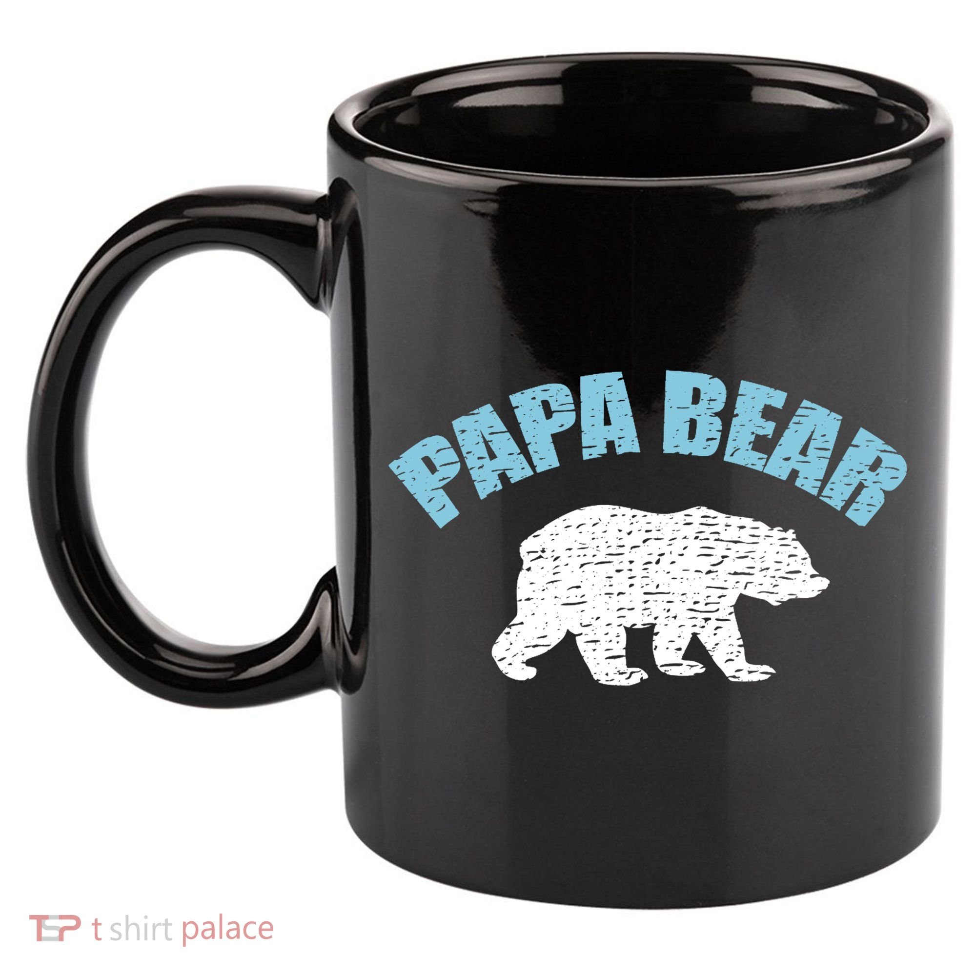 Papa Bear Bear Papa Tee 11oz C Handle Ceramic Mug