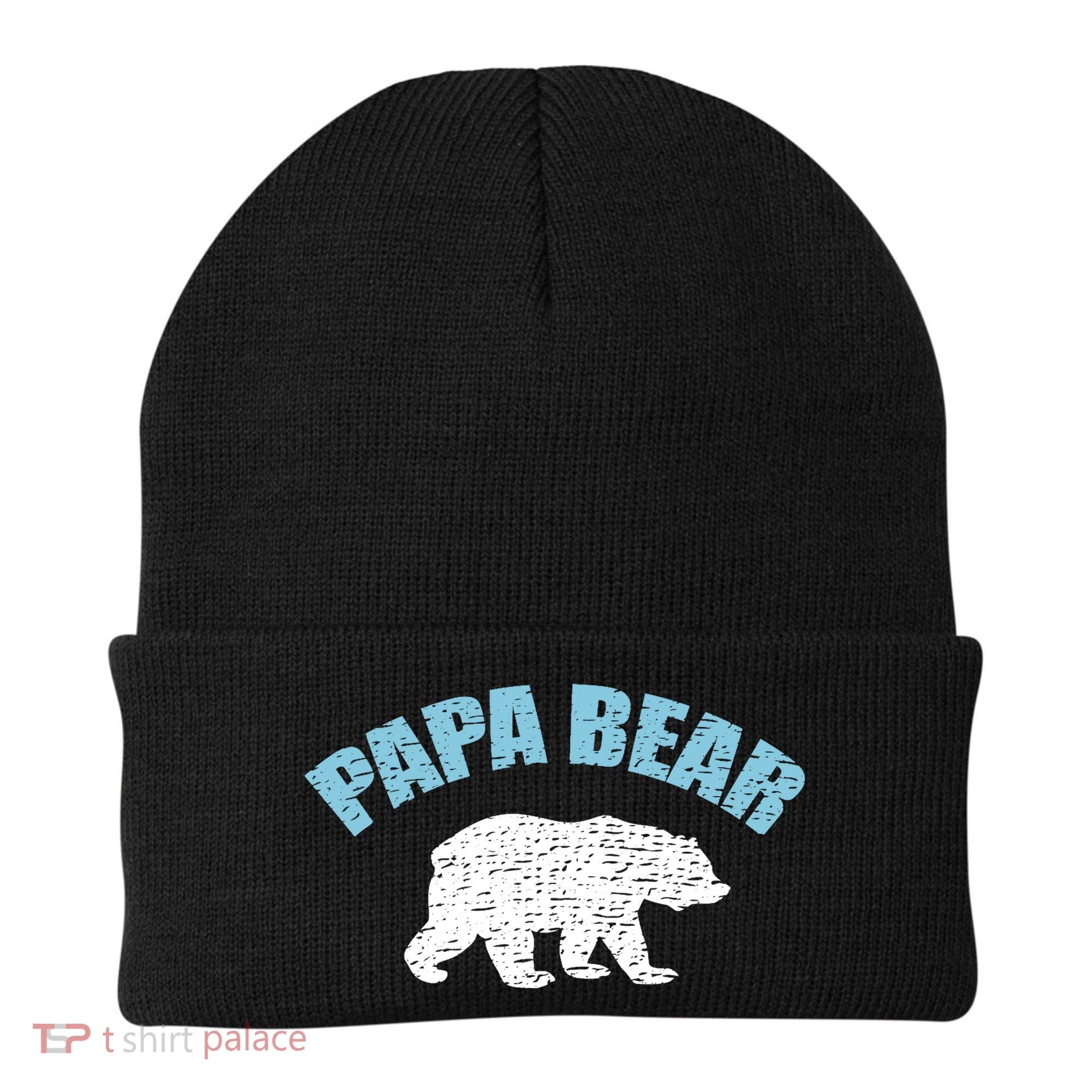 Papa Bear Bear Papa Tee Beanie