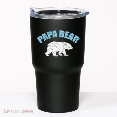 Papa Bear Bear Papa Tee Tumbler