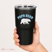 Papa Bear Bear Papa Tee Tumbler thumb 2