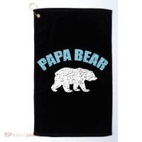 Papa Bear Bear Papa Tee Golf Towel thumb 0
