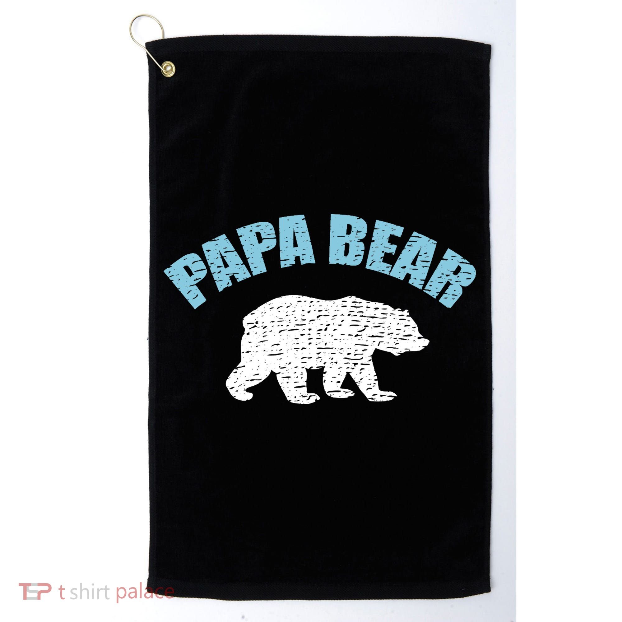 Papa Bear Bear Papa Tee Golf Towel