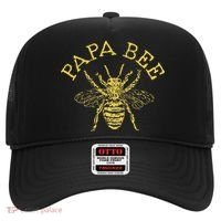 Papa Bee Beekeeper Funny Fathers Day Bee Lover Gift Hat thumb 0