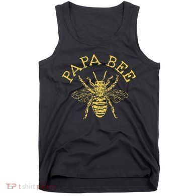 Papa Bee Beekeeper Funny Fathers Day Bee Lover Gift Tank Top