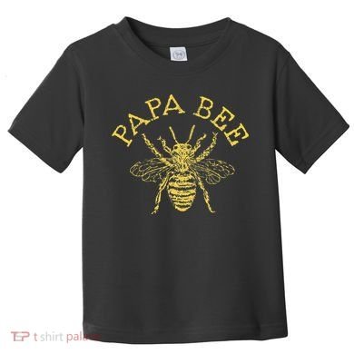 Papa Bee Beekeeper Funny Fathers Day Bee Lover Gift Toddler T-Shirt