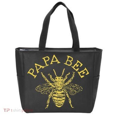 Papa Bee Beekeeper Funny Fathers Day Bee Lover Gift Tote Bag