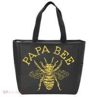 Papa Bee Beekeeper Funny Fathers Day Bee Lover Gift Tote Bag thumb 0
