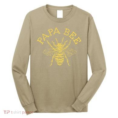 Papa Bee Beekeeper Funny Fathers Day Bee Lover Gift Long Sleeve Shirt