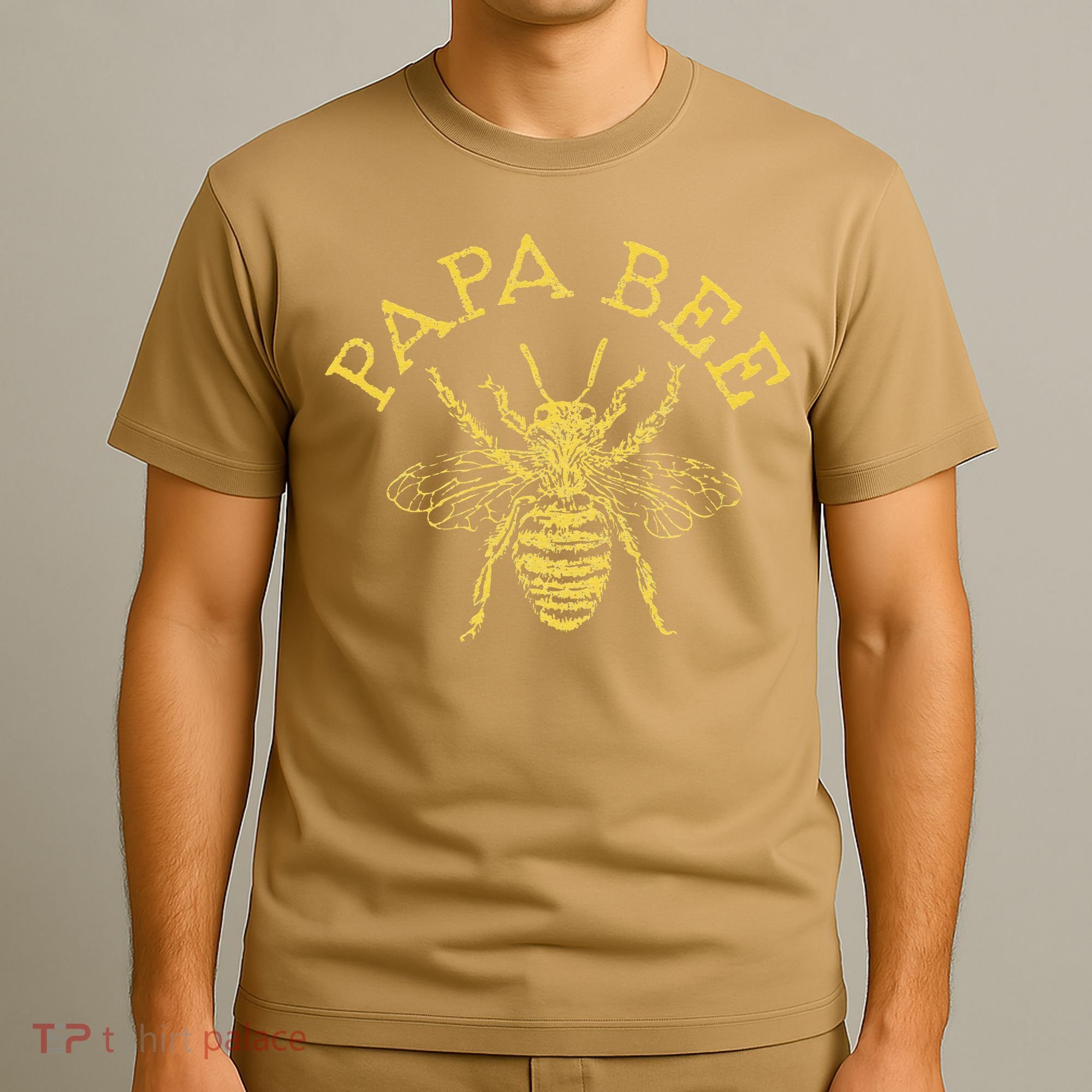 Papa Bee Beekeeper Funny Fathers Day Bee Lover Gift T-Shirt