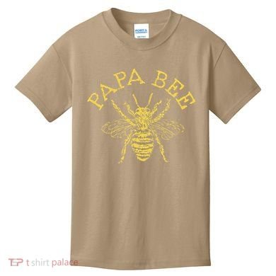 Papa Bee Beekeeper Funny Fathers Day Bee Lover Gift Kids T-Shirt