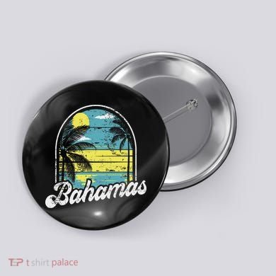 Proud Bahamas Bahamians Flag Gift Design Idea Nassau Design Button