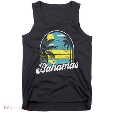 Proud Bahamas Bahamians Flag Gift Design Idea Nassau Design Tank Top
