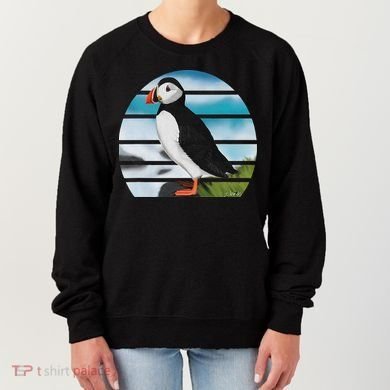 Puffin Bird Birder Ornithologist Biologist Birdwatcher Women's Sweatshirt