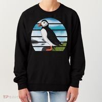 Puffin Bird Birder Ornithologist Biologist Birdwatcher Women's Sweatshirt thumb 0