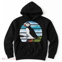 Puffin Bird Birder Ornithologist Biologist Birdwatcher Hoodie thumb 0