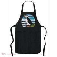Puffin Bird Birder Ornithologist Biologist Birdwatcher Apron thumb 0