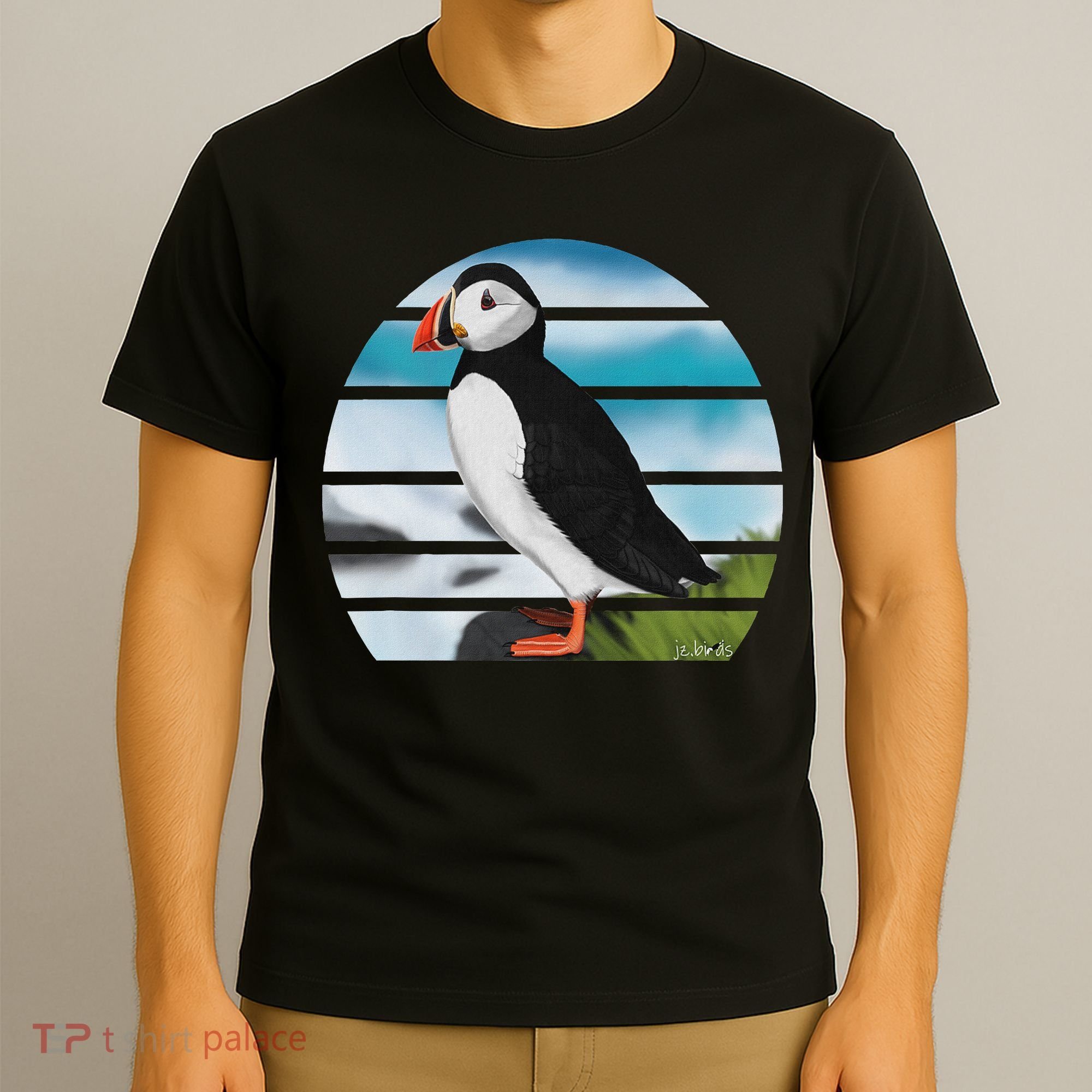 Puffin Bird Birder Ornithologist Biologist Birdwatcher T-Shirt