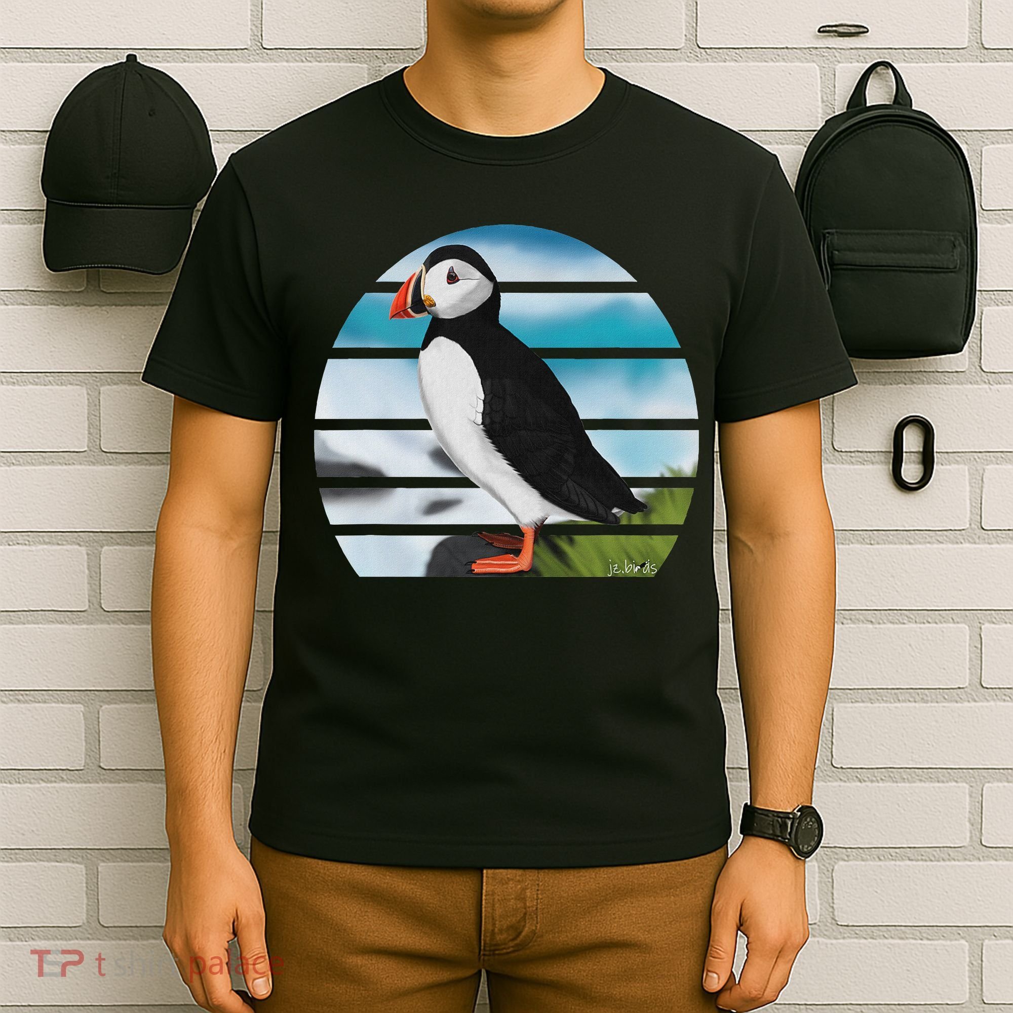 Puffin Bird Birder Ornithologist Biologist Birdwatcher T-Shirt