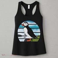 Puffin Bird Birder Ornithologist Biologist Birdwatcher Women's Tank Top thumb 3