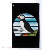 Puffin Bird Birder Ornithologist Biologist Birdwatcher Golf Towel thumb 0