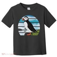 Puffin Bird Birder Ornithologist Biologist Birdwatcher Toddler T-Shirt thumb 0