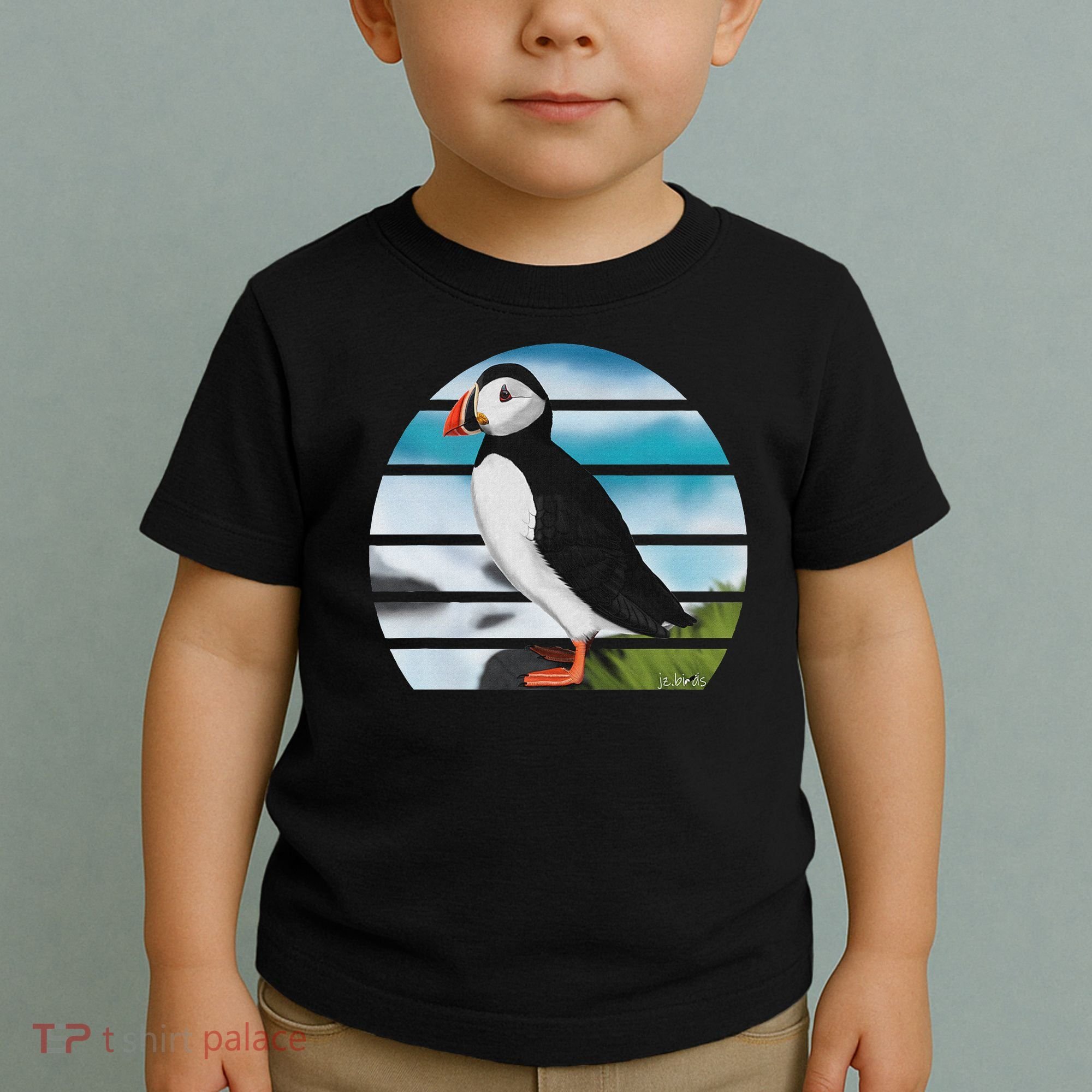 Puffin Bird Birder Ornithologist Biologist Birdwatcher Toddler T-Shirt