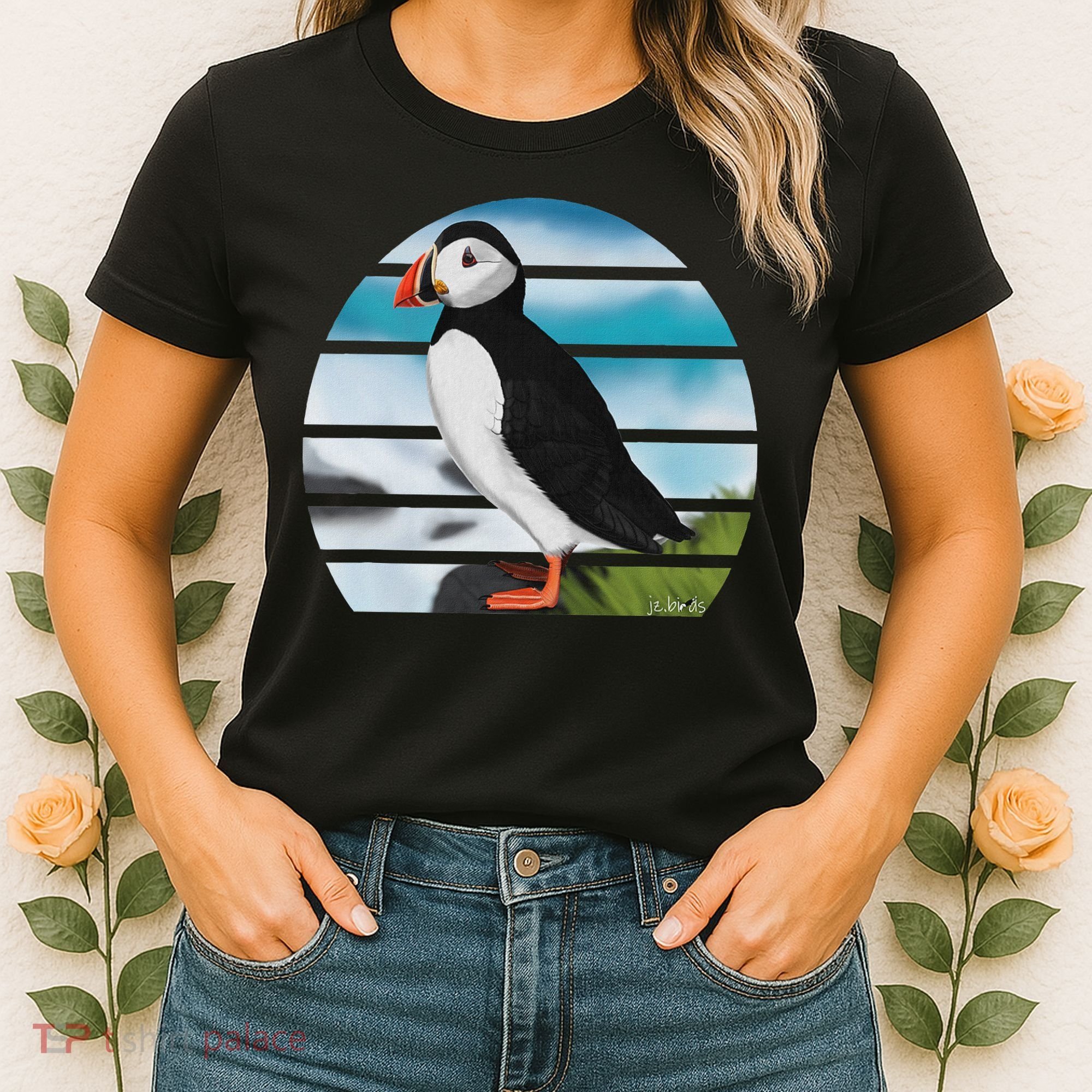 Puffin Bird Birder Ornithologist Biologist Birdwatcher Women's T-Shirt