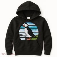Puffin Bird Birder Ornithologist Biologist Birdwatcher Kids Hoodie thumb 0
