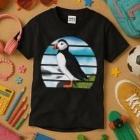 Puffin Bird Birder Ornithologist Biologist Birdwatcher Kids T-Shirt thumb 3