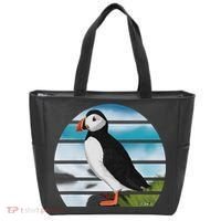 Puffin Bird Birder Ornithologist Biologist Birdwatcher Tote Bag thumb 0
