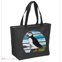 Puffin Bird Birder Ornithologist Biologist Birdwatcher Tote Bag thumb 2