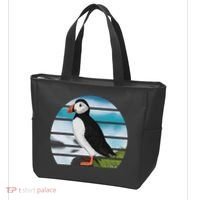 Puffin Bird Birder Ornithologist Biologist Birdwatcher Tote Bag thumb 3
