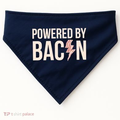 Powered By Bacon USA-Made Doggie Bandana
