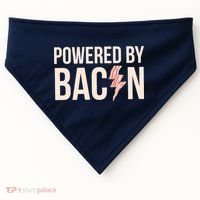 Powered By Bacon USA-Made Doggie Bandana thumb 0