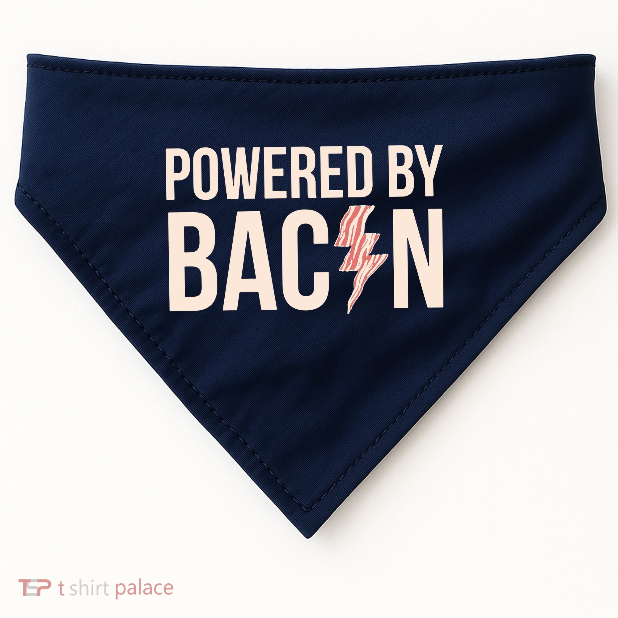 Powered By Bacon USA-Made Doggie Bandana