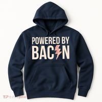 Powered By Bacon Hoodie thumb 0