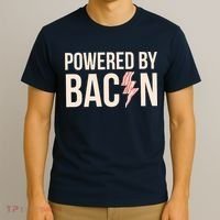 Powered By Bacon T-Shirt thumb 3