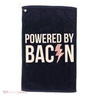 Powered By Bacon Golf Towel thumb 0