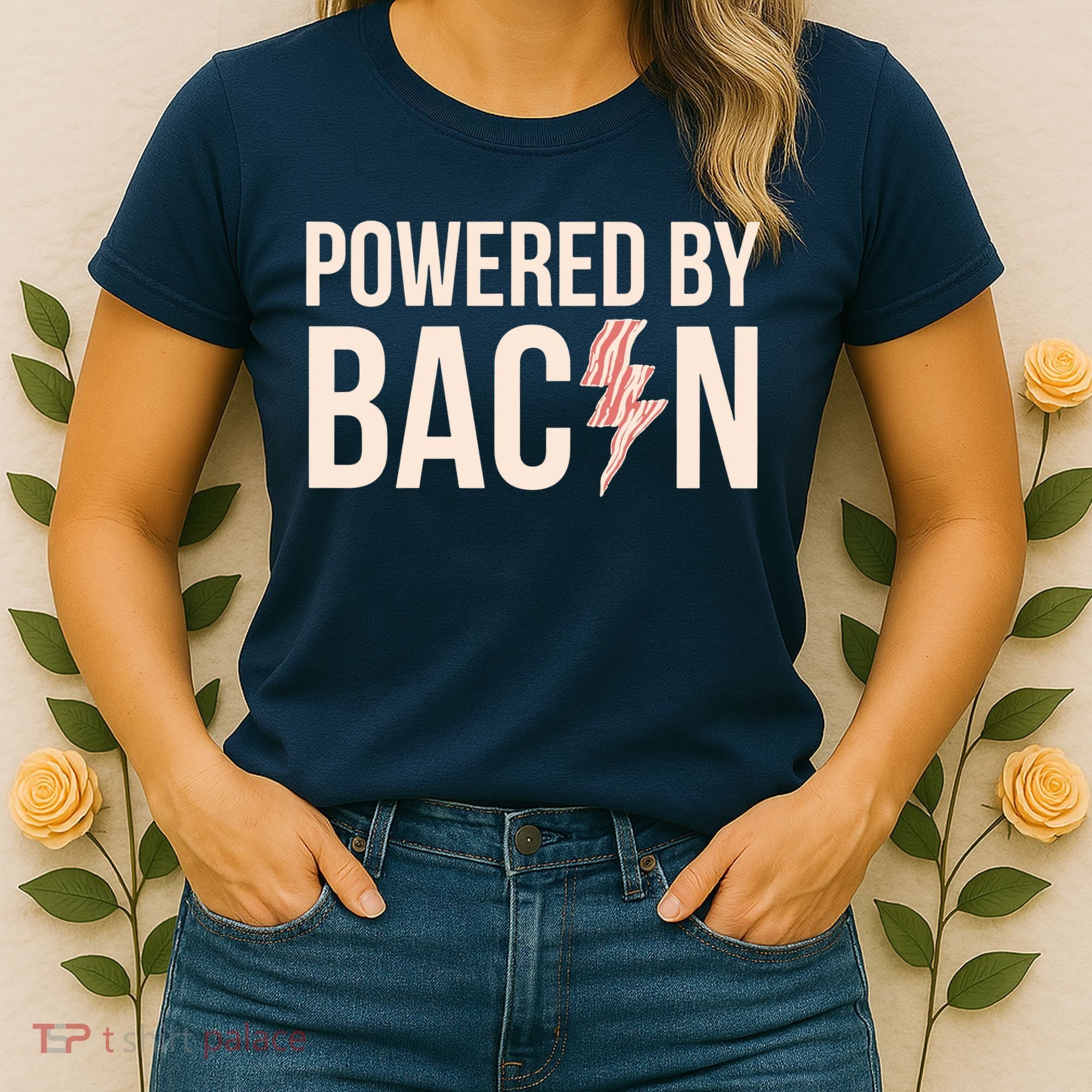 Powered By Bacon Women's T-Shirt