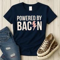 Powered By Bacon Women's T-Shirt thumb 3