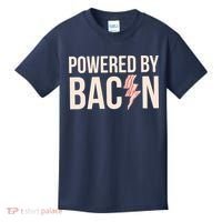 Powered By Bacon Kids T-Shirt thumb 0