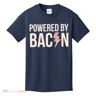 Powered By Bacon Kids T-Shirt