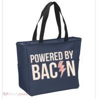 Powered By Bacon Tote Bag thumb 2
