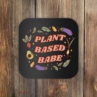 Plant Based Babe Vegan Life Coaster thumb 0