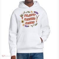 Plant Based Babe Vegan Life District V.I.T. Heavyweight Hoodie thumb 0
