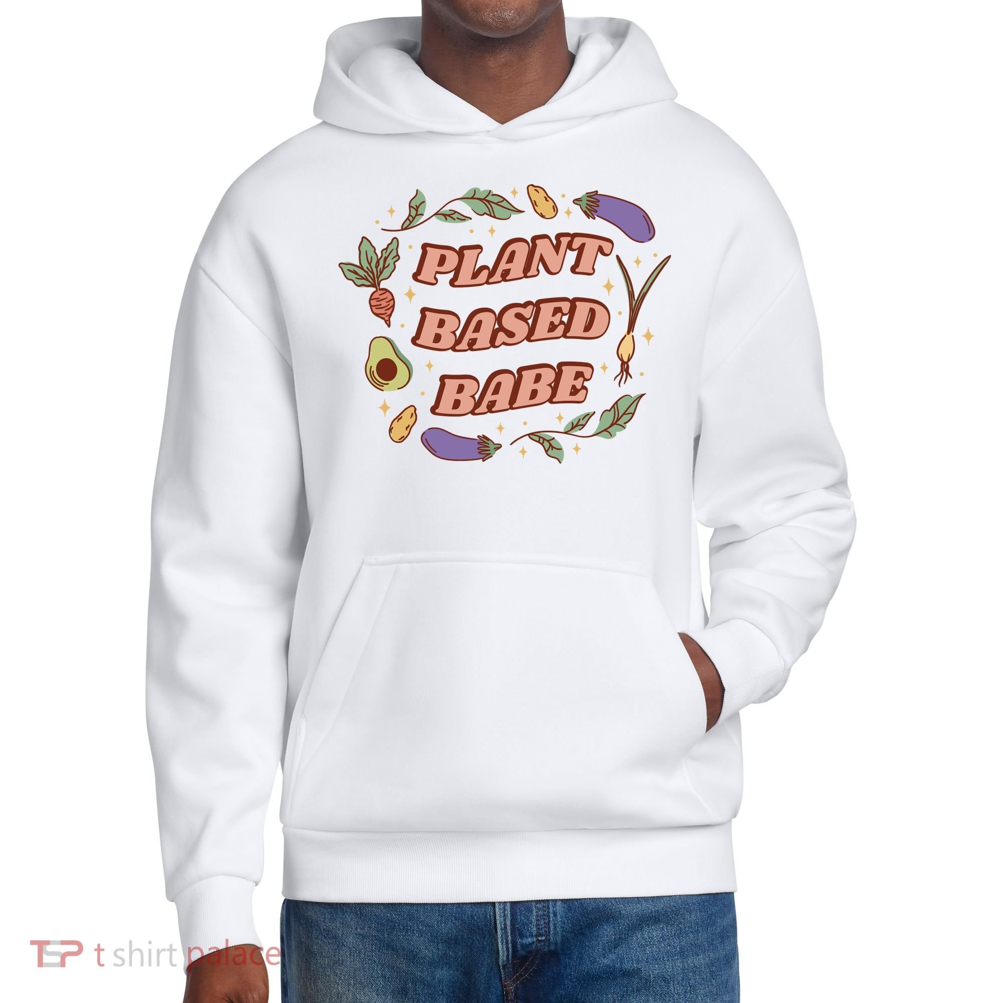 Plant Based Babe Vegan Life District V.I.T. Heavyweight Hoodie