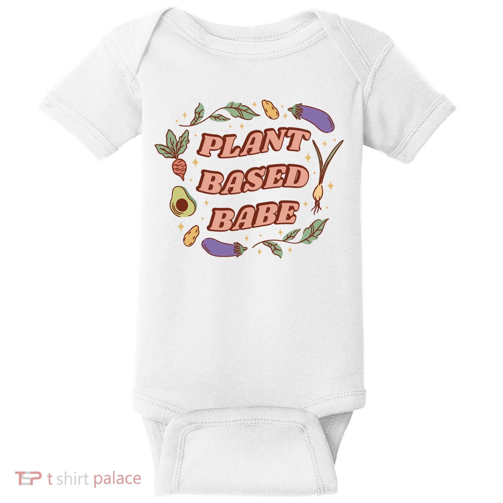 Plant Based Babe Vegan Life Baby Bodysuit