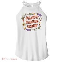 Plant Based Babe Vegan Life Women's Perfect Tri Rocker Tank thumb 0